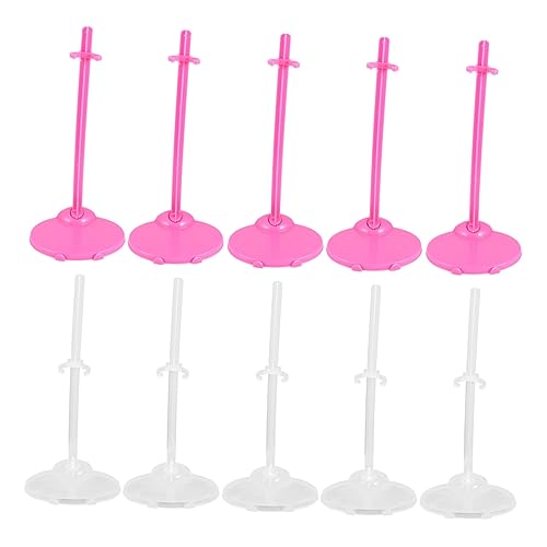 ERINGOGO 20 Stück Doll Stand Holder Teiliges Puppenständer Zubehör Transparent für Sicher und Langlebig für Puppenmodelle und Kreative ERINGOGO 20 Stück Doll Stand Holder Teiliges Puppenständer Zubehör Transparent für Sicher und Langlebig für Puppenmodelle und Kreative von ERINGOGO