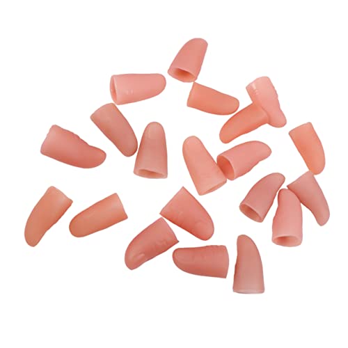 ERINGOGO 20 Stück Finger Requisiten Finger Requisiten Finger Zubehör Finger Requisiten Zubehör Gefälschte Finger Simulierte Finger Requisiten Gefälschte Trick Finger Trick Requisiten von ERINGOGO