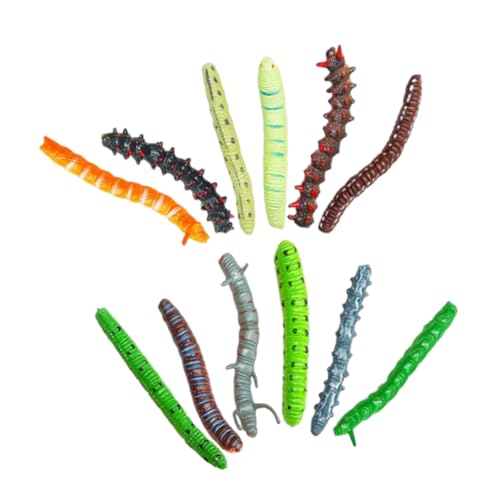 ERINGOGO 20 Stück Insektenmodell Science Educational Toy Halloween-streichspielzeug Realistisches Raupenspielzeug Kriechendes Wurmspielzeug Simulation Raupenspielzeug Zahlen Plastik ERINGOGO 20 Stück Insektenmodell Science Educational Toy Halloween-streichspielzeug Realistisches Raupenspielzeug Kriechendes Wurmspielzeug Simulation Raupenspielzeug Zahlen Plastik von ERINGOGO
