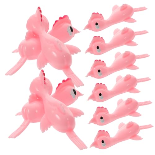 ERINGOGO 20 Stück Katapult Küken Kinderversorgung Stress Entspannungsspielzeug Finger Flugspielzeug Partygeschenke Interaktives Fingerspielzeug Finger Tiere Elastisches von ERINGOGO