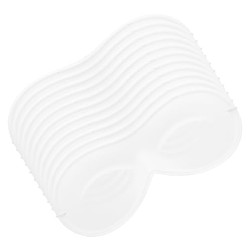 ERINGOGO 20 Stück Kindergraffiti -Maske handbemalte maske selber machen Halloween-Maske selber machen Handwerksmasken masken dekorative Papiermaske DIY-Maskenbasteln Weiß von ERINGOGO