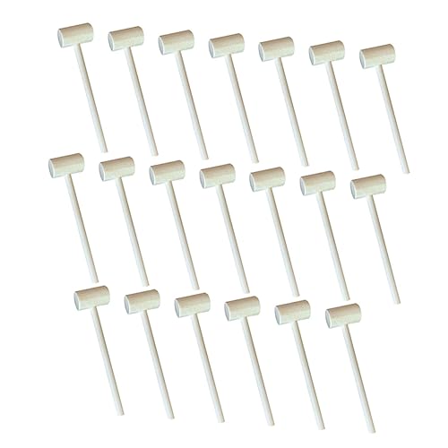 ERINGOGO 20 Stück Kleine Hammerspielzeug für kinderspielzeug geschke bastelzeug Craft pädagogischer Hammer für unlackierter Hammer Schlaghammer Minihammer Hölzern ERINGOGO 20 Stück Kleine Hammerspielzeug für kinderspielzeug geschke bastelzeug Craft pädagogischer Hammer für unlackierter Hammer Schlaghammer Minihammer Hölzern von ERINGOGO