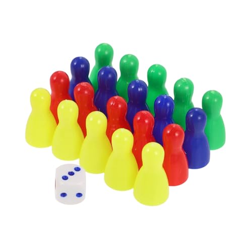 ERINGOGO 20 Stück Kleine Schachfiguren aus Kunststoff mit Ersatzteile für Brettspiele für Schachliebhaber Tragbar und Leicht für Hochzeiten und Freizeitspiele ERINGOGO 20 Stück Kleine Schachfiguren aus Kunststoff mit Ersatzteile für Brettspiele für Schachliebhaber Tragbar und Leicht für Hochzeiten und Freizeitspiele von ERINGOGO