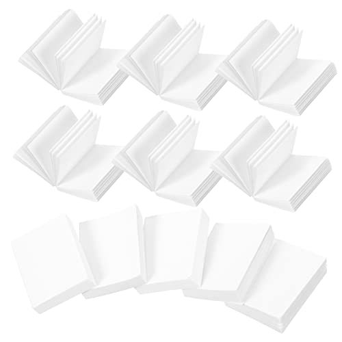 ERINGOGO 20 Stück Leeres Buchmodell Ding Leerzeichen winzig Mini-Vers Mikro bastelset bastelzeug für Kreatives Mini-Bücher kleine Spielzeugbücher Papier Weiß von ERINGOGO