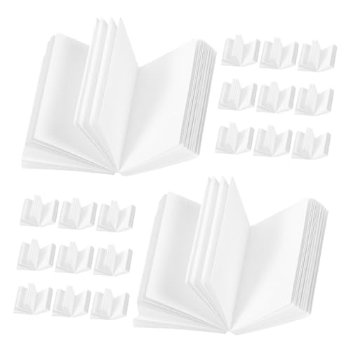 ERINGOGO 20 Stück Leeres Buchmodell Miniatur-Blankobücher Mini - Mini-Bücher-Modell puppenhaus tapete minibuch puppenhaus Schlafzimmer Mini-Leerbuch Mini-Hausversorgung Papier Weiß von ERINGOGO