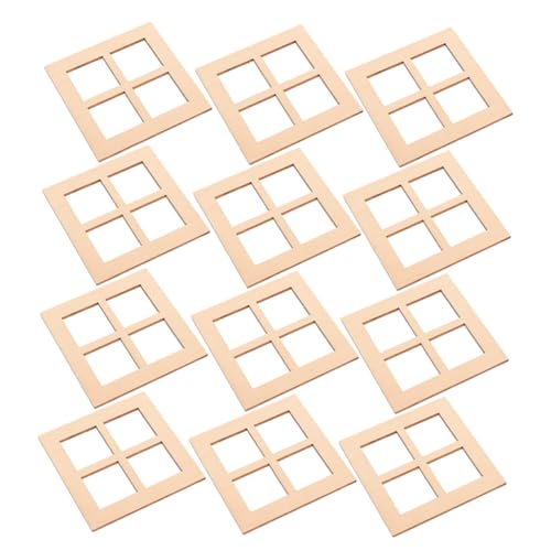 ERINGOGO 20 Stück Maßstab Fensterrahmen für Puppenhaus Möbel Deko DIY Bastelprojekte Hausdeko Zubehör ERINGOGO 20 Stück Maßstab Fensterrahmen für Puppenhaus Möbel Deko DIY Bastelprojekte Hausdeko Zubehör von ERINGOGO
