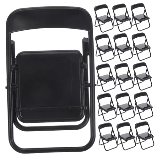ERINGOGO 20 Stück Mini Stuhr-förmiger Mobilfunkhalter Faltbar Klein Miniaturstuhl Aufklappen Winzig Zusammenklappbarer Telefonständer Mini-spielzeugstuhl Miniaturen Für Puppe Black Plastik ERINGOGO 20 Stück Mini Stuhr-förmiger Mobilfunkhalter Faltbar Klein Miniaturstuhl Aufklappen Winzig Zusammenklappbarer Telefonständer Mini-spielzeugstuhl Miniaturen Für Puppe Black Plastik von ERINGOGO