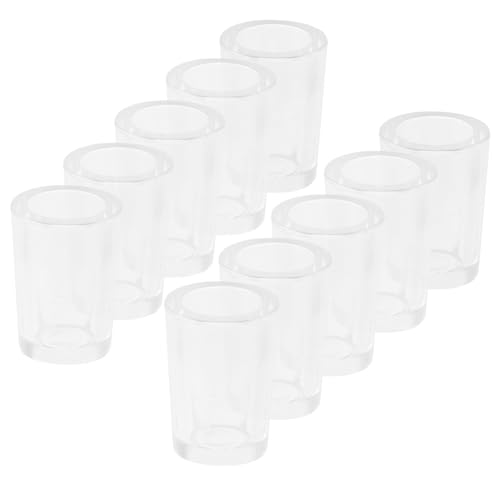 ERINGOGO 20 Stück Miniatur-Puppenhausbecher miniaturfiguren miniaturen Figuren Miniaturzubehör für Vitrinen Puppenhaus-Ornament Ding kaffeetassen Puppenhaus-Miniaturbecher Mini-Tasse Abs von ERINGOGO