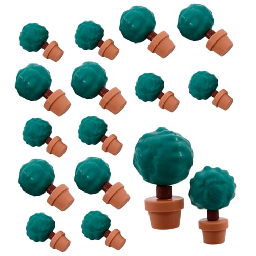 ERINGOGO 20 Stück Miniaturisierte Blumentöpfe Weichem Teiliges für Puppenhaus Modelleisenbahn Gartenlandschaft Bastelarbeiten Platzsparende für Schreibtisch ERINGOGO 20 Stück Miniaturisierte Blumentöpfe Weichem Teiliges für Puppenhaus Modelleisenbahn Gartenlandschaft Bastelarbeiten Platzsparende für Schreibtisch von ERINGOGO