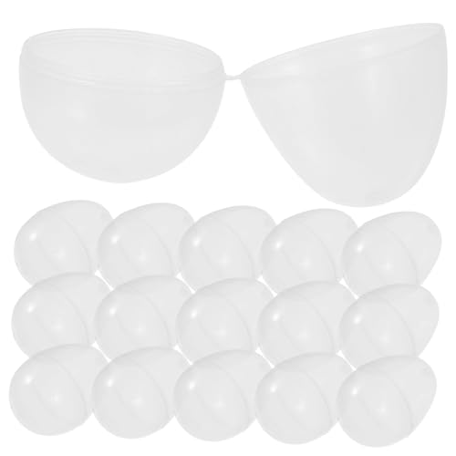 ERINGOGO 20 Stück Osterei-Blindkastenspielzeug klare füllbare Eier innen Überraschung Party süß offenes Ei leere Eierkartons nachfüllbare eier nachfüllbares Ei klares Ei Plastik Transparent ERINGOGO 20 Stück Osterei-Blindkastenspielzeug klare füllbare Eier innen Überraschung Party süß offenes Ei leere Eierkartons nachfüllbare eier nachfüllbares Ei klares Ei Plastik Transparent von ERINGOGO