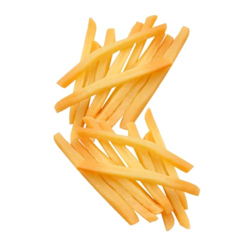 ERINGOGO 20 Stück Pommes-Modell Realistisches Essen Simulationsdekoration Küchensimulationsspielzeug Realistisches Spielfutter Realistisches Lebensmittelspielzeug Prop Essen PVC Chocolate von ERINGOGO