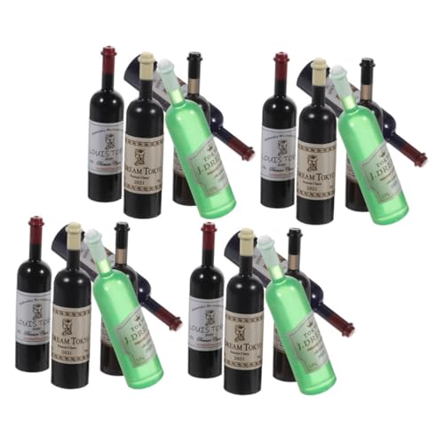 ERINGOGO 20 Stück Puppenhaus Wein puppenhauszubehör Dollhouse Accessories Küchenzubehör für Puppenstuben Miniatur-Rotweinflaschen Mini-Weinflaschen aus Kunststoff Miniaturen für Puppenhaus ERINGOGO 20 Stück Puppenhaus Wein puppenhauszubehör Dollhouse Accessories Küchenzubehör für Puppenstuben Miniatur-Rotweinflaschen Mini-Weinflaschen aus Kunststoff Miniaturen für Puppenhaus von ERINGOGO
