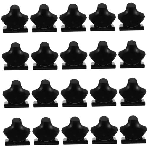 ERINGOGO 20 Stück Puppenkettenhalter Puppen-Organizer-ständer Zubehör Für Babypuppen Puppenhausmöbel Modell Puppe Schmuck Schaufensterpuppe Leinen Anzeige Miniatursachen Black Plastik ERINGOGO 20 Stück Puppenkettenhalter Puppen-Organizer-ständer Zubehör Für Babypuppen Puppenhausmöbel Modell Puppe Schmuck Schaufensterpuppe Leinen Anzeige Miniatursachen Black Plastik von ERINGOGO