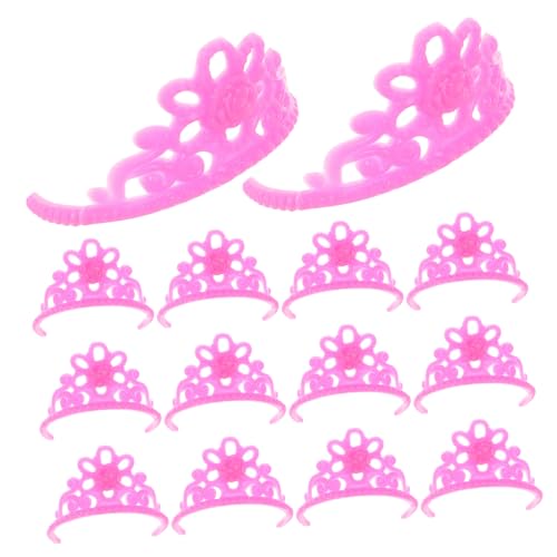ERINGOGO 20 Stück Puppenkronen Zubehör Babypuppen Babypuppen Mini Prinzessinnen Puppenhaus Zubehör Prinzessinnen Puppe Prinzessinnen Krone Puppenkrone Kopfschmuck Puppen von ERINGOGO