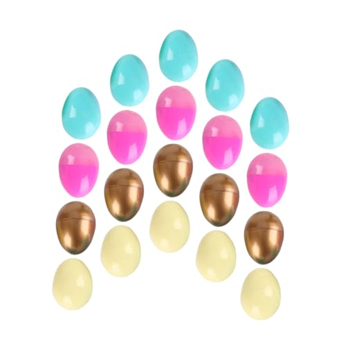 ERINGOGO 20 Stück Schachteln Leere Ostereier Party Buntes DIY Eierdekorator Karton Leckereien Füller Eier Geschenkboxen Ornamente Für Dekoration Kindergeschenke Ostereier Pp von ERINGOGO