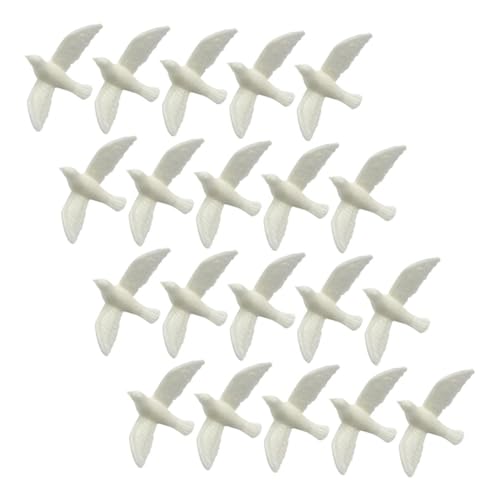 ERINGOGO 20 Stück Simulieren Sie Taubenspielzeug, Puppenhaus, Taubenornamente, Mini-, Miniatur-taubenmodelle ERINGOGO 20 Stück Simulieren Sie Taubenspielzeug, Puppenhaus, Taubenornamente, Mini-, Miniatur-taubenmodelle von ERINGOGO
