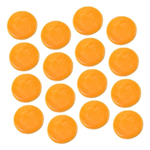 ERINGOGO 20 Stück Simulierte Kekse kuchendekoration Cake Decoration plätzchen dekorieren keksdekoration Muffinbrot-Dessert essbar Essen realistischer Speisekeks Lebensmittel- PVC von ERINGOGO