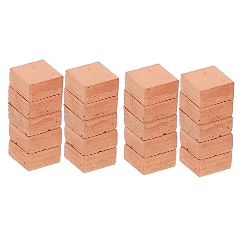 ERINGOGO 20 Stück Simulierte Ziegelmodelle Mikro Landschaftsziegel Miniatur Ziegel Ornament Landschaftsbauziegel Miniatur Wandziegel Garten DIY Miniatur Ziegel Mikro ERINGOGO 20 Stück Simulierte Ziegelmodelle Mikro Landschaftsziegel Miniatur Ziegel Ornament Landschaftsbauziegel Miniatur Wandziegel Garten DIY Miniatur Ziegel Mikro von ERINGOGO