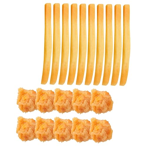 ERINGOGO 20 Stück Snack-Modell Spielzeugnahrung Pommes frittes gefälschtes Essen braten küche Dekoration mutfak aksesuarları Hähnchen-Popcorn-Pommes Frites Pommes-Frites-Küche ERINGOGO 20 Stück Snack-Modell Spielzeugnahrung Pommes frittes gefälschtes Essen braten küche Dekoration mutfak aksesuarları Hähnchen-Popcorn-Pommes Frites Pommes-Frites-Küche von ERINGOGO