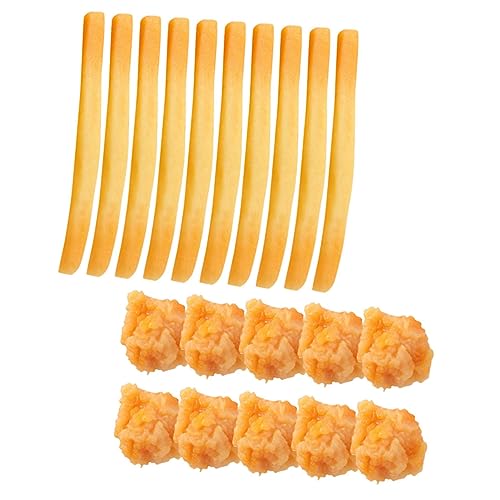 ERINGOGO 20 Stück Snack-Modell gefälscht Anzeige Huhn Pommes frittes küche Dekoration mutfak aksesuarları ziernieten Küchendekor Simulation Französisch Simulation Pommes Frites schnell PVC ERINGOGO 20 Stück Snack-Modell gefälscht Anzeige Huhn Pommes frittes küche Dekoration mutfak aksesuarları ziernieten Küchendekor Simulation Französisch Simulation Pommes Frites schnell PVC von ERINGOGO