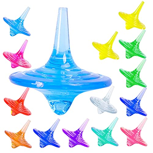 ERINGOGO 20 Stück Spinnendes Edelsteinspielzeug Gyroskope, Lustiges Spielspielzeug Partygeschenke Lustiger Kreisel Für Bildungsspielzeug Acryl von ERINGOGO