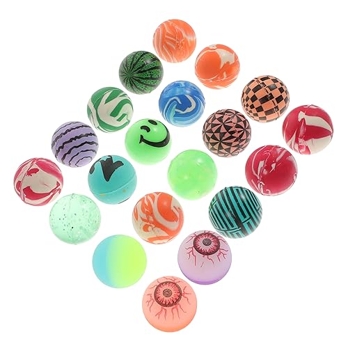 ERINGOGO 20 Stück Teiliges Bunte Hüpfbälle mit Elastischem Design und Kreativem Augenmuster Weiche Geruchsfreie Spielbälle für Geeignet für Freizeit und Spielspaß Sicher und ERINGOGO 20 Stück Teiliges Bunte Hüpfbälle mit Elastischem Design und Kreativem Augenmuster Weiche Geruchsfreie Spielbälle für Geeignet für Freizeit und Spielspaß Sicher und von ERINGOGO