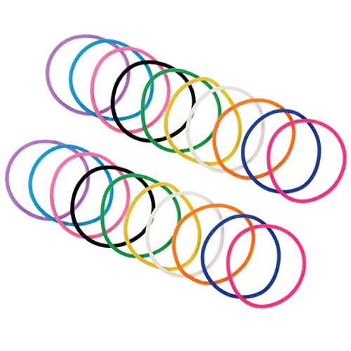 ERINGOGO 20 Stück Teiliges Bunte Silikonarmbänder Elastisch Dehnbar Leichte Jelly Armbänder Unisex DIY Freundschaftsarmbänder Multifunktional als Haarbänder Geschenkidee ERINGOGO 20 Stück Teiliges Bunte Silikonarmbänder Elastisch Dehnbar Leichte Jelly Armbänder Unisex DIY Freundschaftsarmbänder Multifunktional als Haarbänder Geschenkidee von ERINGOGO