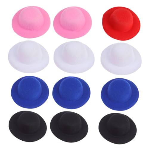 ERINGOGO 20 Stück Teiliges DIY Mini Hüte Kleine Handgefertigte Mini Hüte in Rosa Rot Blau für Mädchen Bastelset Weihnachtsdeko Puppen Schmuck Zubehör ERINGOGO 20 Stück Teiliges DIY Mini Hüte Kleine Handgefertigte Mini Hüte in Rosa Rot Blau für Mädchen Bastelset Weihnachtsdeko Puppen Schmuck Zubehör von ERINGOGO