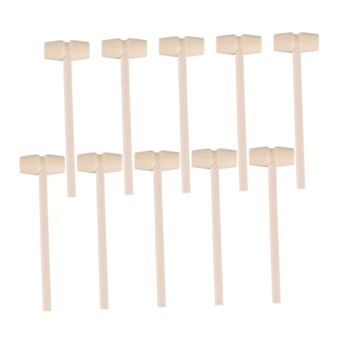 ERINGOGO 20 Stück Teiliges Holzhammer aus Strapazierfähigem Holz Multifunktionale Sichere Hämmer für Kuchenklopfen Glatte Oberfläche Praktisches Mallet ERINGOGO 20 Stück Teiliges Holzhammer aus Strapazierfähigem Holz Multifunktionale Sichere Hämmer für Kuchenklopfen Glatte Oberfläche Praktisches Mallet von ERINGOGO