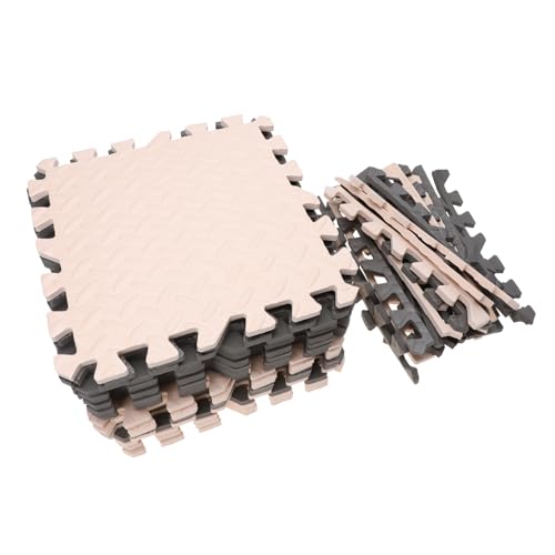 ERINGOGO 20 Stück Teiliges Krabbelmatten Teppiche Sicherer Bodenbelag für Junge Mädchen Interlocking Spielmatte Farblich Sortiert Langlebig für Langfristigen Gebrauch von ERINGOGO