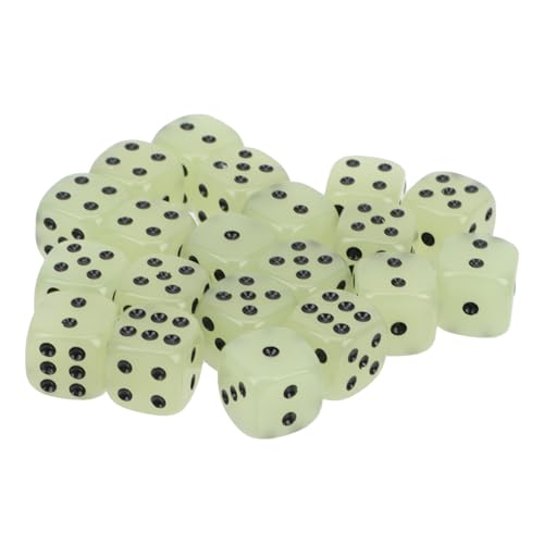 ERINGOGO 20 Stück Teiliges Leuchtender Würfel Kreative Sechsseitige Nachtlicht Spielwürfel für Partyspiele Vielseitiges Party Accessoire Handliche Glatte Oberfläche für Bar und Ktv von ERINGOGO