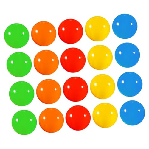 ERINGOGO 20 Stück Teiliges Lotteriekugel aus Robustem Kunststoff Farbige Öffnungs Lotteriebälle in Gelb Rot Grün Blau und Orange Kompakt und Tragbar für Partyspiele Gewinnspiele und ERINGOGO 20 Stück Teiliges Lotteriekugel aus Robustem Kunststoff Farbige Öffnungs Lotteriebälle in Gelb Rot Grün Blau und Orange Kompakt und Tragbar für Partyspiele Gewinnspiele und von ERINGOGO