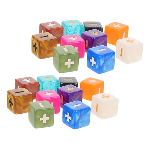 ERINGOGO 20 Stück Teiliges Mathe würfel mit Plus Minuszeichen Pädagogische Rechenoperationen Glatte Acryloberfläche Vielseitig für Lernspiele Mathematik Lernspielzeug Zufällige Farbe ERINGOGO 20 Stück Teiliges Mathe würfel mit Plus Minuszeichen Pädagogische Rechenoperationen Glatte Acryloberfläche Vielseitig für Lernspiele Mathematik Lernspielzeug Zufällige Farbe von ERINGOGO