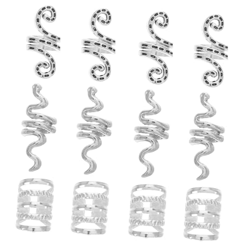 ERINGOGO 20 Stück Teiliges Metall Dreadlock Haarringe für Zöpfe Hohl Gestaltete Haarspiralen Schmuck Einfache DIY Haaraccessoires für Frauen Geeignet für Partys Hochzeiten Bühnenauftritte ERINGOGO 20 Stück Teiliges Metall Dreadlock Haarringe für Zöpfe Hohl Gestaltete Haarspiralen Schmuck Einfache DIY Haaraccessoires für Frauen Geeignet für Partys Hochzeiten Bühnenauftritte von ERINGOGO