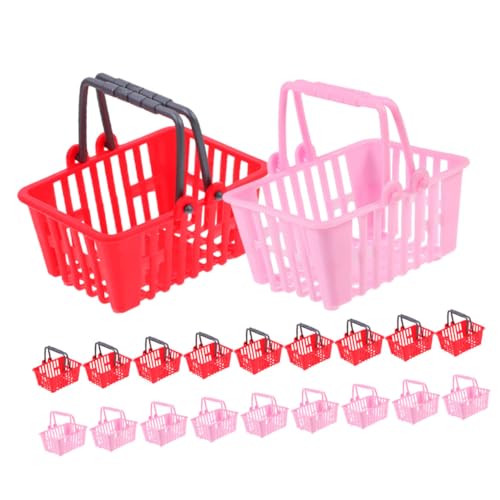 ERINGOGO 20 Stück Teiliges Mini Einkaufskörbe für Puppenhaus Kleine Handkörbe für Supermarkt Szenen Dekorationszubehör für Miniaturwelten und Spielzeughäuser ERINGOGO 20 Stück Teiliges Mini Einkaufskörbe für Puppenhaus Kleine Handkörbe für Supermarkt Szenen Dekorationszubehör für Miniaturwelten und Spielzeughäuser von ERINGOGO