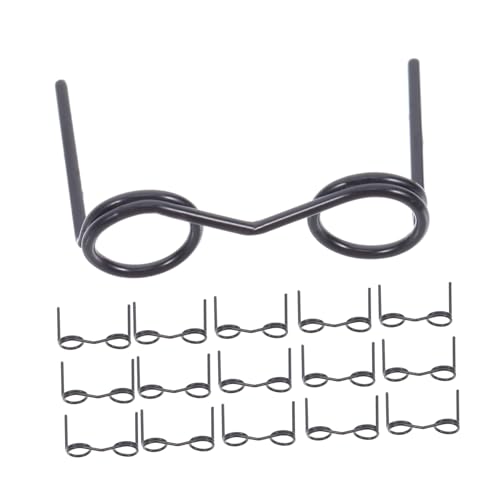 ERINGOGO 20 Stück Teiliges Mini Puppenbrillen Runde Metallrahmen ohne Gläser Schwarze Drahtbrillen für DIY Basteln Puppendeko und Kostümzubehör Elegante und Trendige Accessoires für von ERINGOGO