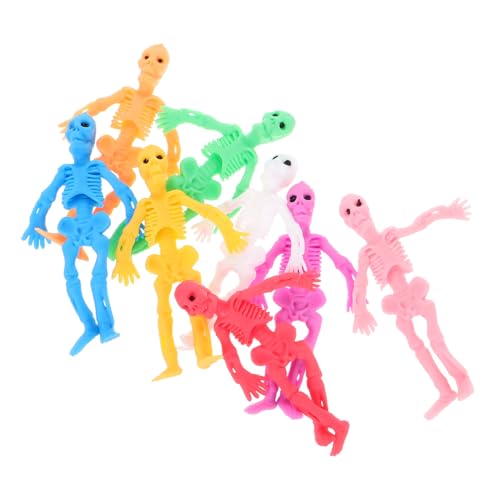ERINGOGO 20 Stück Teiliges Mini Skelett Stretchspielzeug Farbige Halloween Party Favors Wiederverwendbare Dehnbare Stressspielzeuge für Erwachsene Lustige Party Deko und Geschenkidee ERINGOGO 20 Stück Teiliges Mini Skelett Stretchspielzeug Farbige Halloween Party Favors Wiederverwendbare Dehnbare Stressspielzeuge für Erwachsene Lustige Party Deko und Geschenkidee von ERINGOGO