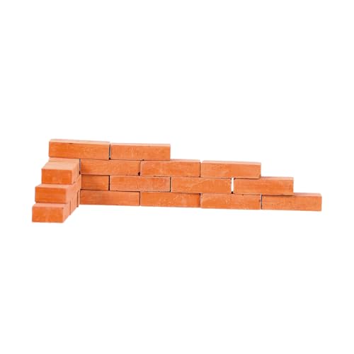 ERINGOGO 20 Stück Teiliges Miniatur Backstein Rechteckige Rote Bausteine DIY Modellbau Zubehör für Sandtisch Miniaturgarten Puppenhaus und Mikro Landschaften Platzsparend Kindgerecht ERINGOGO 20 Stück Teiliges Miniatur Backstein Rechteckige Rote Bausteine DIY Modellbau Zubehör für Sandtisch Miniaturgarten Puppenhaus und Mikro Landschaften Platzsparend Kindgerecht von ERINGOGO
