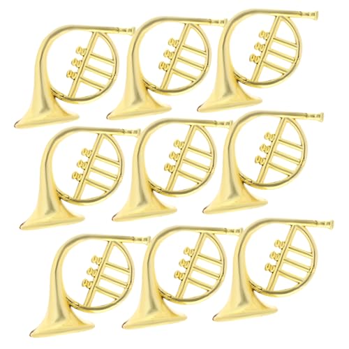 ERINGOGO 20 Stück Teiliges Miniatur Musikinstrumenten aus Kunststoff Goldene Bogen Hörner Kompakte Weihnachtsbaum Deko DIY Ornamente für Christbaum Kreative Party Geschenkidee Handliche ERINGOGO 20 Stück Teiliges Miniatur Musikinstrumenten aus Kunststoff Goldene Bogen Hörner Kompakte Weihnachtsbaum Deko DIY Ornamente für Christbaum Kreative Party Geschenkidee Handliche von ERINGOGO