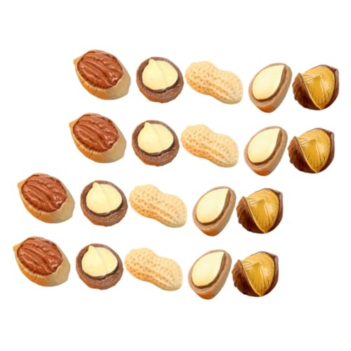 ERINGOGO 20 Stück Teiliges Miniatur nussmodell aus Langlebigem Harz Leichte Mini Dekoration für Puppenhäuser DIY Schmuck und Kreative Bastelprojekte Verschiedene Designs für Detailreiche ERINGOGO 20 Stück Teiliges Miniatur nussmodell aus Langlebigem Harz Leichte Mini Dekoration für Puppenhäuser DIY Schmuck und Kreative Bastelprojekte Verschiedene Designs für Detailreiche von ERINGOGO