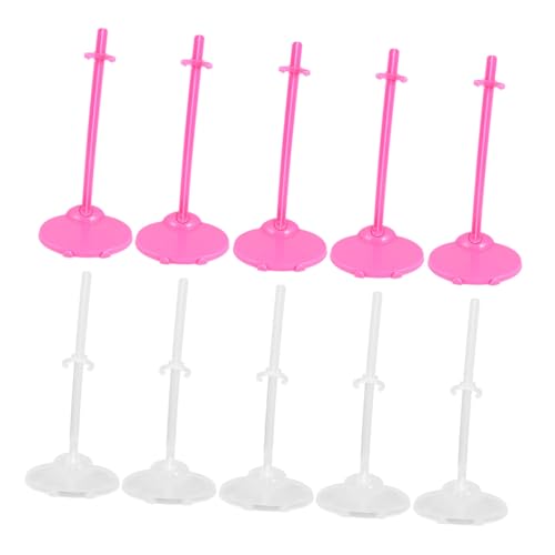 ERINGOGO 20 Stück Teiliges Puppenständer Transparent und Rosa Doll Toy Halterung Feststehender Supportrahmen Kindersicheres Zubehör für Mädchen Langlebig und Formstabil ERINGOGO 20 Stück Teiliges Puppenständer Transparent und Rosa Doll Toy Halterung Feststehender Supportrahmen Kindersicheres Zubehör für Mädchen Langlebig und Formstabil von ERINGOGO