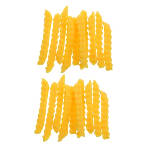 ERINGOGO 20 Stück Teiliges Realistisch Gefälschte Pommes Frites Fast Food Modell Langlebig für Partydekoration Küchenspielzeug Fotorequisiten Snack Shop Display ERINGOGO 20 Stück Teiliges Realistisch Gefälschte Pommes Frites Fast Food Modell Langlebig für Partydekoration Küchenspielzeug Fotorequisiten Snack Shop Display von ERINGOGO