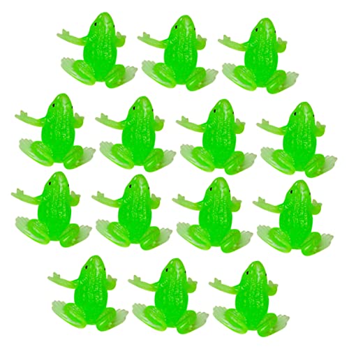 ERINGOGO 20 Stück Teiliges Realistische Froschfiguren aus Langlebigem TPR Material mit Soundfunktion Niedliche Mini Frosch Deko für Kinderzimmer Schreibtisch Gartendeko Außen und Kreative von ERINGOGO