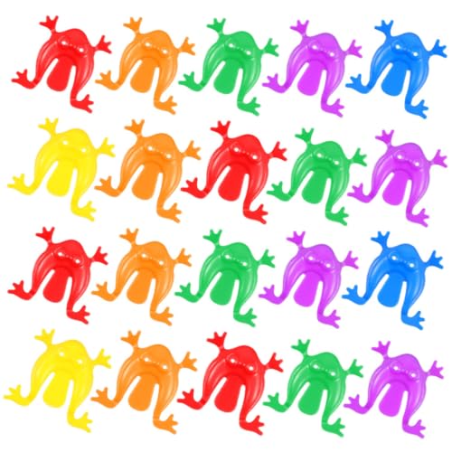 ERINGOGO 20 Stück Teiliges Springendes Froschspielzeug aus Kunststoff Bunte Kinderparty Geschenke Lustige Hüpfende Frösche für Kleinkinder und Partyzubehör ERINGOGO 20 Stück Teiliges Springendes Froschspielzeug aus Kunststoff Bunte Kinderparty Geschenke Lustige Hüpfende Frösche für Kleinkinder und Partyzubehör von ERINGOGO