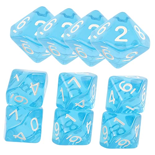 ERINGOGO 20 Stück Transparente Seitige für Rollenspiele Unterricht und Tischspiele Hochwertige Acryl für Mathe und Kartenspiele Langlebig und Praktisch ERINGOGO 20 Stück Transparente Seitige für Rollenspiele Unterricht und Tischspiele Hochwertige Acryl für Mathe und Kartenspiele Langlebig und Praktisch von ERINGOGO