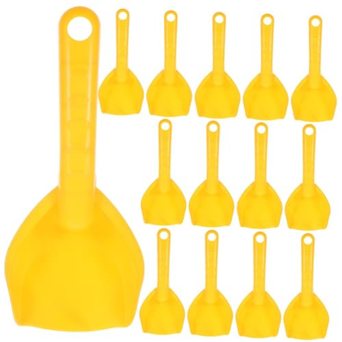 ERINGOGO 20 Stück Wiederverwendbare Sandschaufel Sandkasten Partyschaufeln Strandschaufeln Für Den Strand Strandschaufeln Für Schwere Beanspruchung Sandschaufeln Plastik Yellow von ERINGOGO