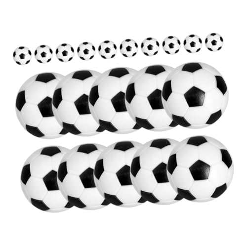 ERINGOGO 20 Stück Zubehör für Fußballmaschinen Fußbälle Kickerbälle ersetzen Tischfussball Fußballspiel Tischfußball-Tischplatte drinnen Mini -Fußballkugel Tischfußball, kleine Bälle Harz von ERINGOGO