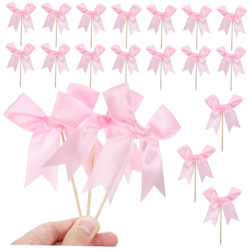 ERINGOGO 20 Stücke Bowknot Kuchen Picks Geburtstag Kuchen Topper Dekorative Cupcake Einsätze Band Bögen Für Dekorieren Cupcake Dekorationen von ERINGOGO