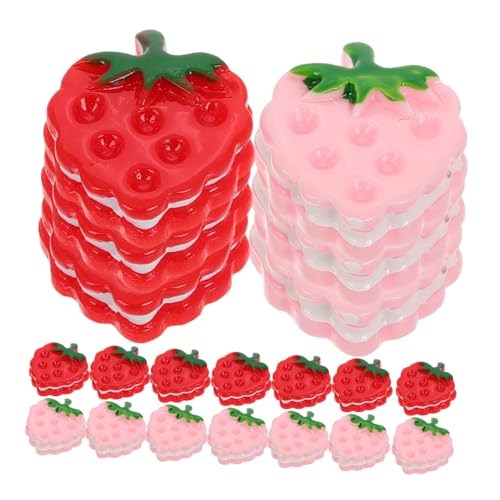 ERINGOGO 20 Stücke Harz Erdbeere Decor Handwerk Erdbeeren Charme Nette Erdbeere Decor Erdbeere Decor ERINGOGO 20 Stücke Harz Erdbeere Decor Handwerk Erdbeeren Charme Nette Erdbeere Decor Erdbeere Decor von ERINGOGO