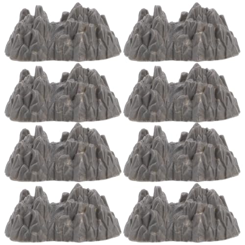 ERINGOGO 20 Stücke Steingarten Modell Mikro Landschaft Berg Miniatur Bonsai Berg Dekoration Simulation Berg Modell Desktop Steingarten Modell von ERINGOGO